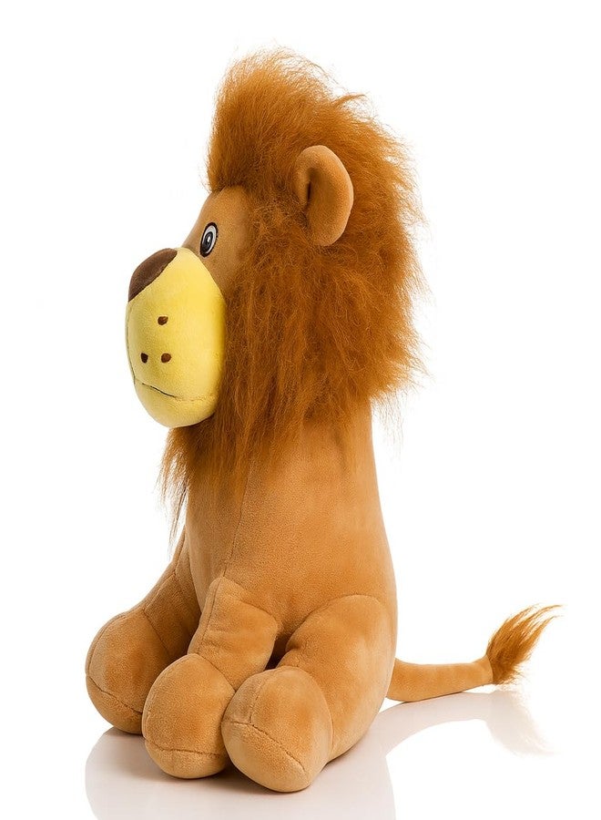 DTR Creation Cute Sitting Lion Soft Toy - 41cm | Big Size Plush Animal for Boys & Girls | Super Soft & Huggable Toy for Kids - Image 2